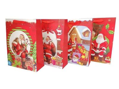 Opakowanie Torebka prezentowa świąteczna 23,5x19,5x8cm MIX