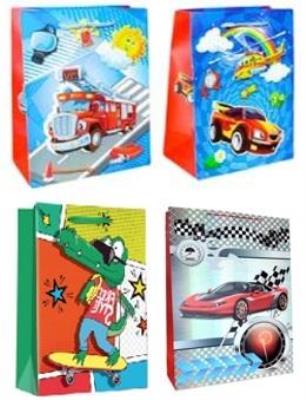 Opakowanie Torebka prezentowa XL Pojazdy szerokie dno