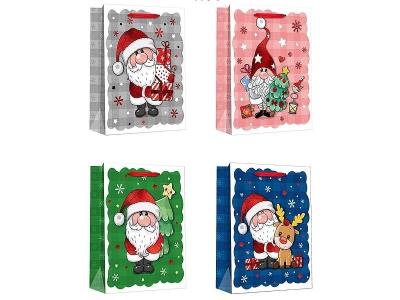 Opakowanie Torebka prezentowa z motywem świątecznym MIX