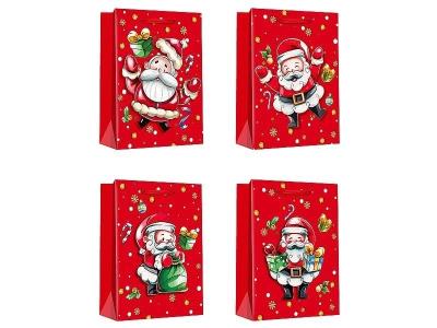 Opakowanie Torebka prezentowa z motywem świątecznym MIX