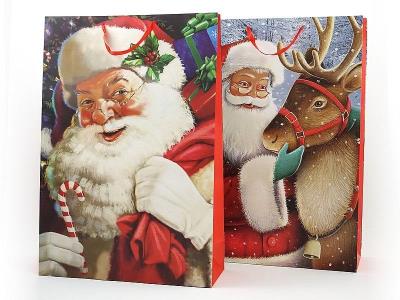 Opakowanie Torebka prezentowa z motywem świątecznym MIX