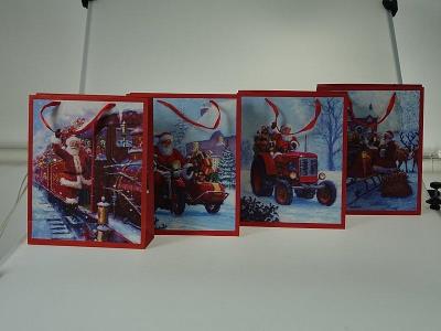 Opakowanie Torebka prezentowa z motywem świątecznym MIX