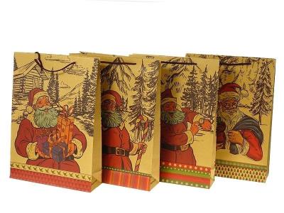 Opakowanie Torebka prezentowa z motywem świątecznym MIX