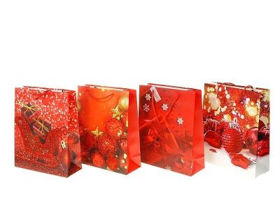 Opakowanie Torebka prezentowa z motywem świątecznym MIX