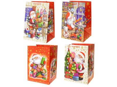 Opakowanie Torebka prezentowa z motywem świątecznym MIX