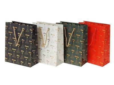 Opakowanie Torebka prezentowa z motywem świątecznym MIX