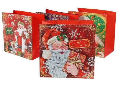 Opakowanie Torebka prezentowa z motywem świątecznym MIX