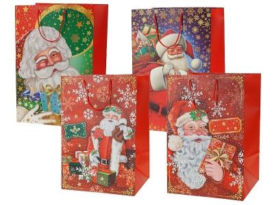 Opakowanie Torebka prezentowa z motywem świątecznym MIX
