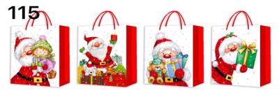 Opakowanie Torebka świąteczna pionowa duża mix