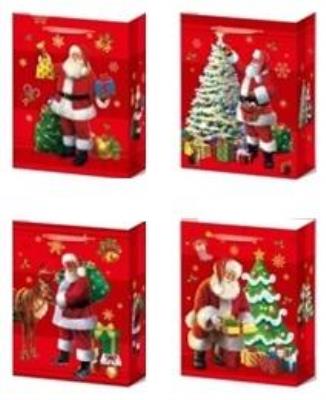 Opakowanie Torebka upominkowa L Boże Narodzenie MIX