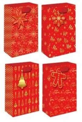 Opakowanie Torebka upominkowa L Boże Narodzenie MIX