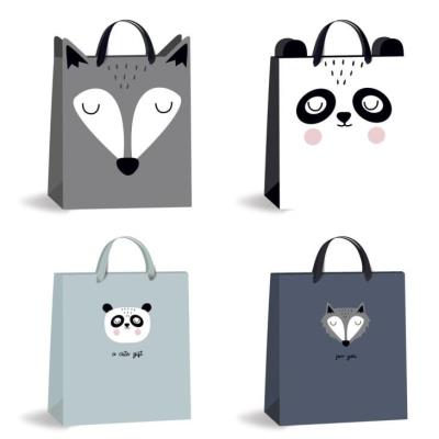 Opakowanie Torebka upominkowa średnia z uszami BB Friends mix