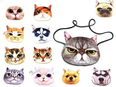 Torebka welurowa kot 22x17cm MIX. Wydawca: ADAR. SmakLiter.pl Opakowanie Torebka welurowa kot 22x17cm MIX