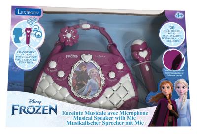 Opakowanie Torebka z głośnikiem i mikrofonem Frozen, zmieniacz głosu, kabel Line-In K102FZ