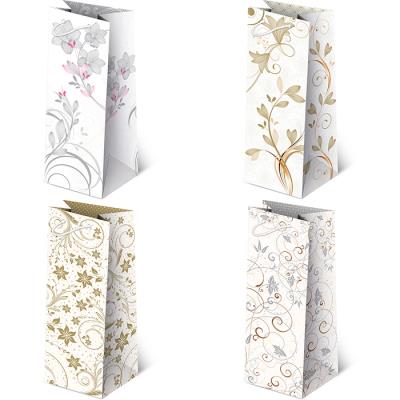 Opakowanie Torebki ozdobne AL1-88 Białe ornamenty 10 sztuk