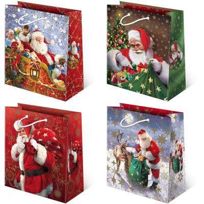 Opakowanie Torebki ozdobne BN T8-S-43 Mikołaj realistyczny 10 sztuk