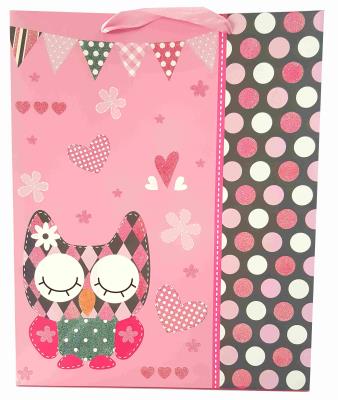 Opakowanie Torebki ozdobne matowe brokatowe dziewczęce  JP1143B 12 sztuk