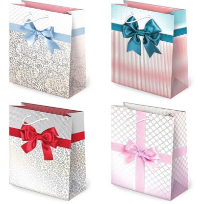 Opakowanie Torebki ozdobne T2-101 Kokardy Białe 10 sztuk