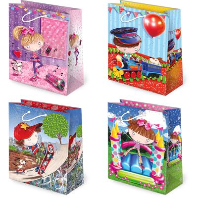 Opakowanie Torebki ozdobne T2-97 Chłopak dziewczynka 10 sztuk