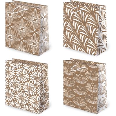 Opakowanie Torebki ozdobne T2K-105 Białe kwiaty 10 sztuk