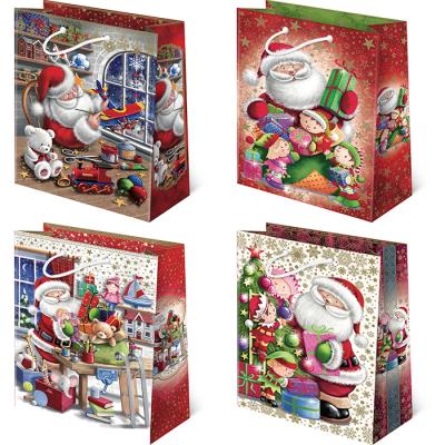 Opakowanie Torebki prezentowe BN T-10L S-25 Mikołaj Biały