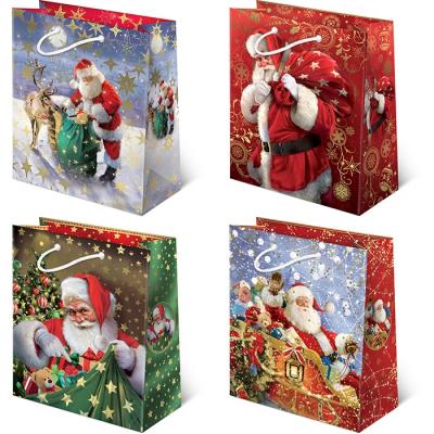 Opakowanie Torebki prezentowe BN XL S-43 Mikołaj realistyczny 10 sztuk