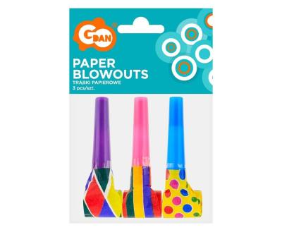 Opakowanie Trąbki rozwijane kolorowe 3szt