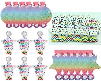 Opakowanie Trąbki urodzinowe kropki 6szt