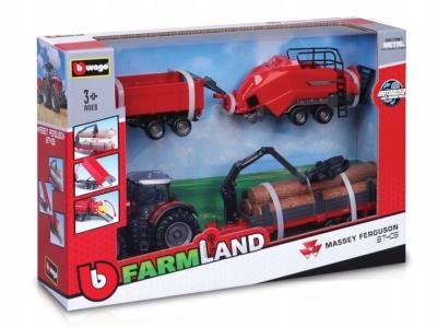 Opakowanie Tractor Gift Set Massey Ferguson 8740S BBURAGO