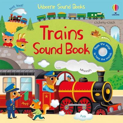 TRAINS SOUND BOOK. Autor: Taplin Sam. SmakLiter.pl Okładka książki TRAINS SOUND BOOK