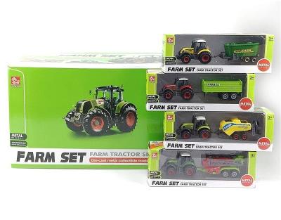 Opakowanie Traktor metalowy z przyczepą MIX