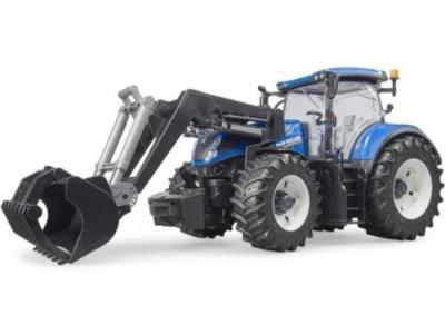 Traktor New Holland z ładowarką. Wydawca: Bruder. SmakLiter.pl Opakowanie Traktor New Holland z ładowarką