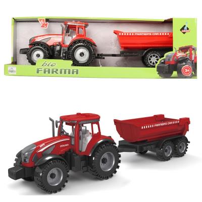 Traktor z czerwoną przyczepą. Wydawca: Askato. SmakLiter.pl Opakowanie Traktor z czerwoną przyczepą