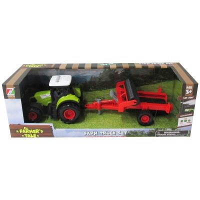 Opakowanie Traktor z przyczepą z dźwiękiem i światłem
