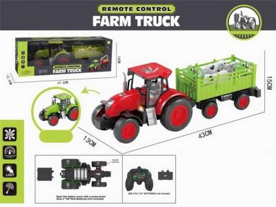 Opakowanie Traktor z przyczepą zdalnie sterowany mix