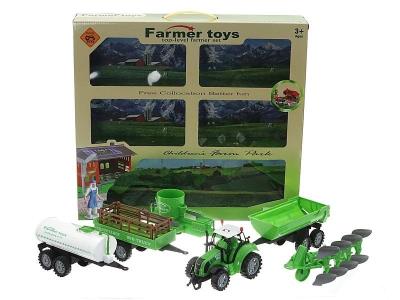 Opakowanie Traktor z zestawem przyczep i maszyn rolniczych