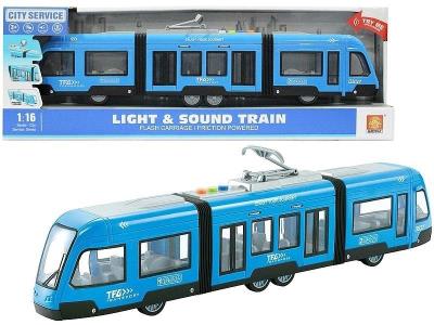 Tramwaj z napędem niebieski. Wydawca: ADAR. SmakLiter.pl Opakowanie Tramwaj z napędem niebieski