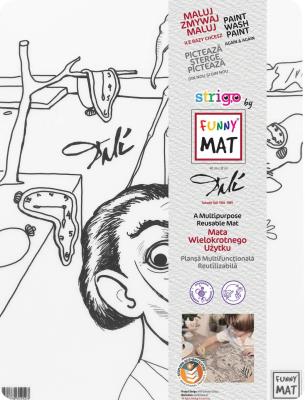 Opakowanie Transparentna mata Strigo Funny Mat Dali 30x40cm
