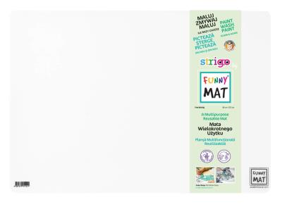 Opakowanie Transparentna mata Strigo Funny Mat Głodka 48x33.5 cm