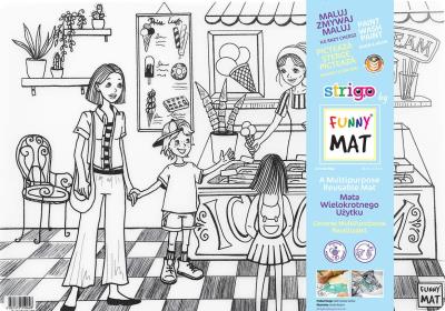 Opakowanie Transparentna mata Strigo Funny Mat Lodziarnia 48x33.5 cm