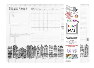 Opakowanie Transparentna mata Strigo Funny Mat Planer na biurko II 48x33.5 cm