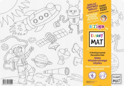 Opakowanie Transparentna mata Strigo Funny Mat Space 25x35 cm