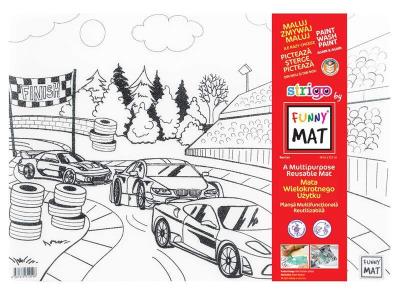 Opakowanie Transparentna mata Strigo Funny Mat Wyścigówki 48x33.5 cm