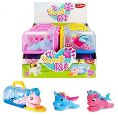 Opakowanie Transporter dla zwierząt z pluszowym Jednorożcem