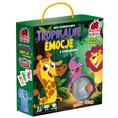 Tropikalne emocje z dzwonkiem. Wydawca: Roter Kafer. SmakLiter.pl Opakowanie Tropikalne emocje z dzwonkiem