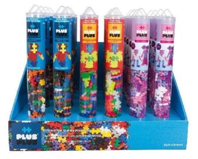 Tuby Basic Glitter 24 tuby. Wydawca: PLUS-PLUS. SmakLiter.pl Opakowanie Tuby Basic Glitter 24 tuby