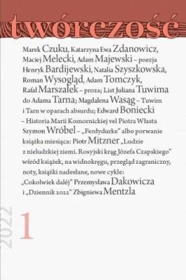 Okładka książki Twórczość 1/2022
