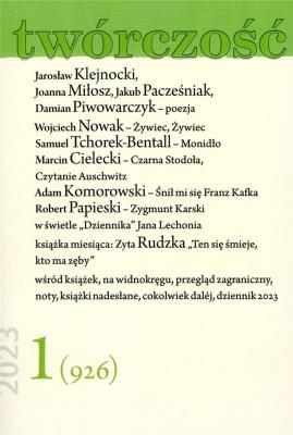 Okładka książki Twórczość 1/2023