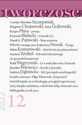 Okładka książki Twórczość 12/2022