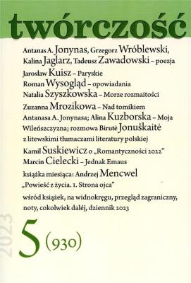 Okładka książki Twórczość 5/2023